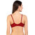 Zourt Poly Cotton B Cup Front Open Bra Set of 2 Light Green Maroon