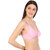 Zourt Poly Cotton B Cup Front Open Bra Set of 2 Light Pink Light Pink