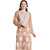 Numak Women Chikan Embroidery Straight Kurta (Beige)