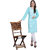 Numak Women Chikan Embroidery Straight Kurta (Blue)