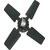 Eskon Ecco Deco 600 Mm Ultra High Speed 4 Blade Ceiling Fan (Smoke Brown, Pack Of 1)