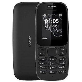 Second Hand (Refurbished) Nokia 105 (Single Sim, 1.8 inches Display) - Â Superb Condition, Like New