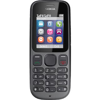 Second Hand (Refurbished) Nokia 101 (Dual SIM, 1.8 Inch Display, Black) - Superb Condition, Like New