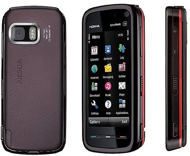 Buy Second Hand (Refurbished) Nokia 5800 Mobile Phone Brown ( Superb ...