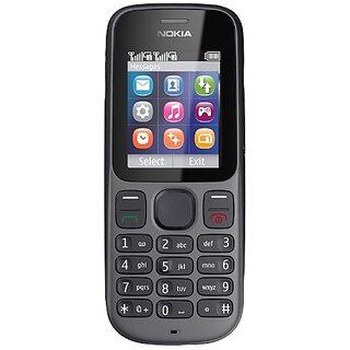 Second Hand (Refurbished) Nokia 100 (Single SIM, 1.8 Inch Display, Black) - Superb Condition, Like New