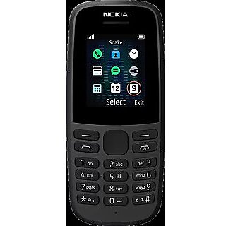 Second Hand (Refurbished) Nokia 105, Black (2019) - Superb Condition, Like New