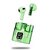 TecSox Grand 700 Wireless Earbuds IPX 16hrs Best Low Latency Bluetooth Headset (Green, True Wireless)_WHL-209
