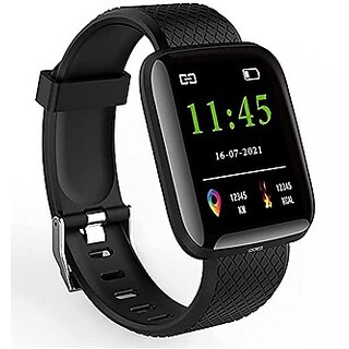 Unv Id-116 Bluetooth Smart Fitness Band Watch With Active Heart Rate Activity Tracker Waterproof Body, Blood Pressure