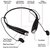 HBS-730 In the Ear Bluetooth Neckband Headphone With MIC (Black)