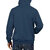Hit Square Men Blue Printed Hooded Full Sleeve Sweatshirt
