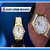 Golden Platinum Men'S Watch