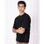JAGTEREHO Black Oversized Cotton Crew Neck Half Sleeve T-Shirt for Men And Boys