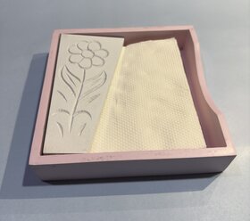 Napkins Holder,Hapkins Storage Wooden Crafts, Hande Engraving