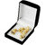 Lucky Jewellery Gold Plated White Color Stone Formal Wedding  Shirt Suit Blazer Cufflink With Matching Tie Pin For Men