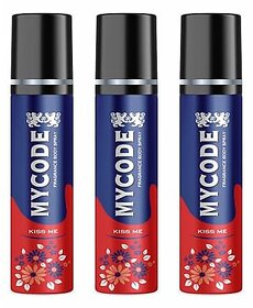 Mycode Kissme Fragrance Body Spray (Pack Of 3)