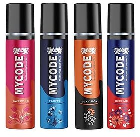 Mycode Celebration Fragrance (Sweet16Flirtysexyboykissme Pack Of 4