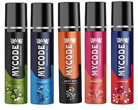 (Pack of 5) My Code Celebration Fragrance Body Spray