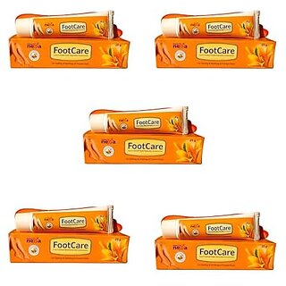 Footcare Cure Cracked Heels Naturally (Each 25G) (Pack Of 5) For Healing And Smooting Of Cracked Heels