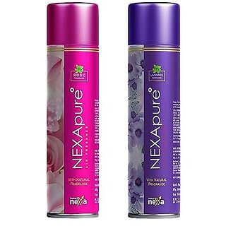 Indkus Nexa Combo Air Freshener 250Ml Rose And Lavender (Pack Of 2)