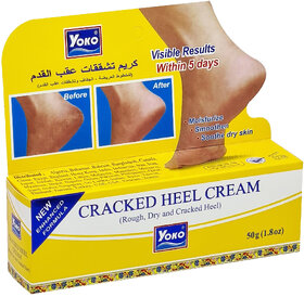 Yoko Cracked, Rough & Dry Skin Heel Cream - 50g