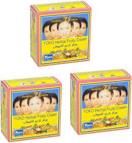 Yoko Herbal Fruity Cream - 4g (Pack Of 3)