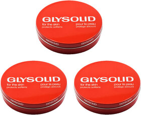 Glysolid For The Skin Protects Softens Cream - 125ml (Pack Of 3)