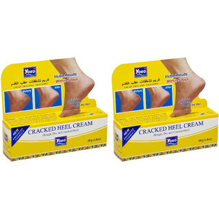 Yoko Cracked Heel Moisturize & Smoothen Cream - 50g (Pack Of 2)