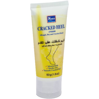 Yoko Cracked, Rough & Dry Heel Cream - Pack Of 1 (50g)