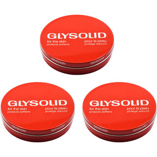 Glysolid For The Skin Protects Softens Cream - 125ml (Pack Of 3)