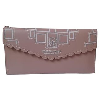 Classycarry Ladies And Women'S Wallet Purse  Wallets Leather Credit Card Holder (Spicy Pink)