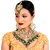 Lucky Jewellery Bridal Dulhan Green Color Wedding & Engagement Kundan Choker Necklace Set With Mang Tikka