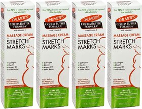 Palmers Stretch Marks Massage Cream - 125gm (Pack Of 4)