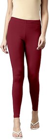 SHE PURE LUXURY WEAR Ankle Length  Ethnic Wear Legging  (Pink, Solid)