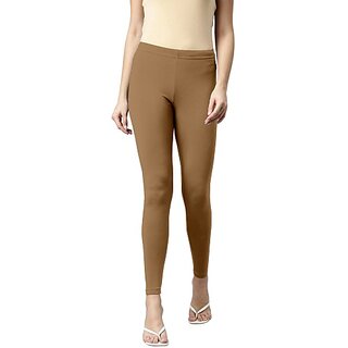 SHE PURE LUXURY WEAR Ankle Length  Ethnic Wear Legging  (Beige, Solid)