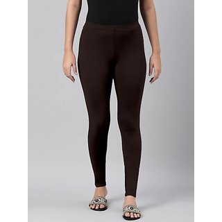SHE PURE LUXURY WEAR Ankle Length  Ethnic Wear Legging  (Brown, Solid)