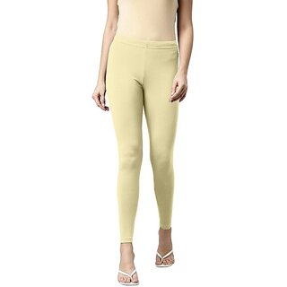 SHE PURE LUXURY WEAR Ankle Length  Ethnic Wear Legging  (Beige, Solid)