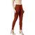 SHE PURE LUXURY WEAR Ankle Length  Ethnic Wear Legging  (Brown, Solid)