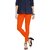 SHE PURE LUXURY WEAR Ankle Length  Ethnic Wear Legging  (Orange, Solid)
