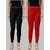 SHE PURE LUXURY WEAR Ankle Length  Ethnic Wear Legging  (Black, Red, Solid)