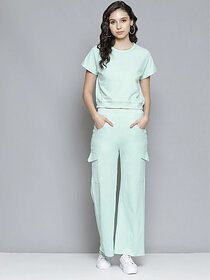 SHE PURE LUXURY WEAR Top Pant Co-ords Set