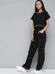 SHE PURE LUXURY WEAR Top Pant Co-ords Set