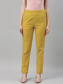 SHE PURE LUXURY WEAR Women Regular Fit Multicolor Pure Cotton Trousers