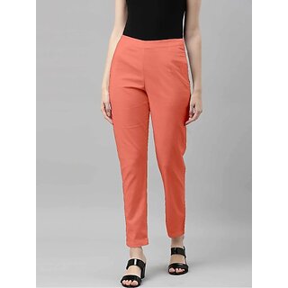 SHE PURE LUXURY WEAR Women Regular Fit Multicolor Pure Cotton Trousers