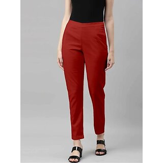 SHE PURE LUXURY WEAR Women Regular Fit Multicolor Pure Cotton Trousers