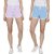 SHE PURE LUXURY WEAR Pack of 2 Solid Women Purple, Blue Hotpants