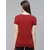 SHE PURE LUXURY WEAR Women Solid Round Neck Pure Cotton Red T-Shirt