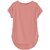 SHE PURE LUXURY WEAR Women Solid Round Neck Pure Cotton Pink T-Shirt
