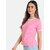 SHE PURE LUXURY WEAR Women Solid Round Neck Reversible Organic Cotton Pink T-Shirt