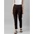 SHE PURE LUXURY WEAR Women Regular Fit Brown Pure Cotton Trousers