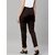 SHE PURE LUXURY WEAR Women Regular Fit Brown Pure Cotton Trousers
